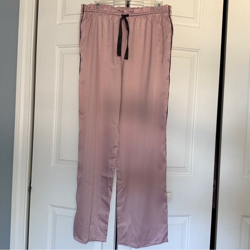Victoria's Secret Satin Pink Pajama Pants